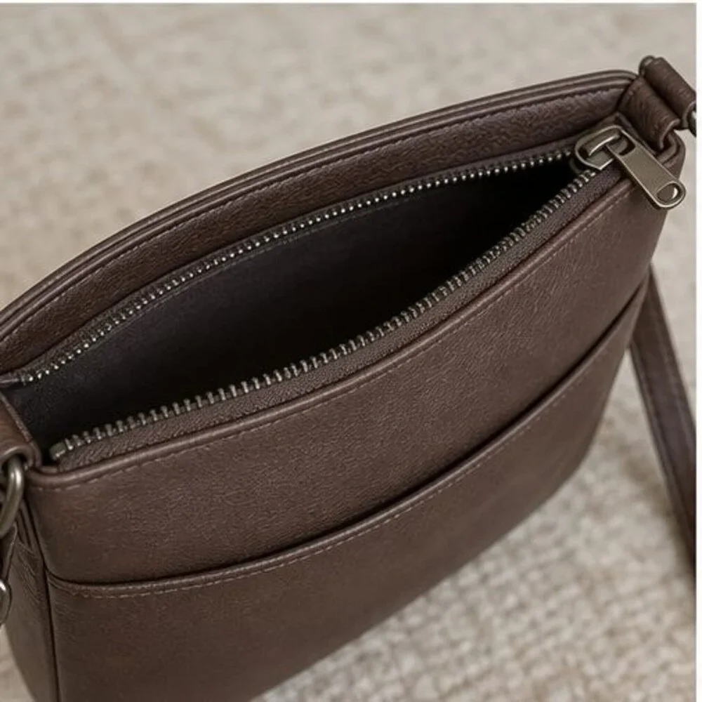 Espresso Vegan Leather Bag